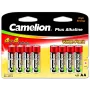 Alkalibatterijen CAMELION AA LR6 Plus — 8-pack, AA (LR6)