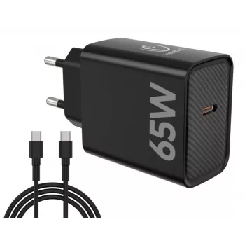 Snellader PD65W USB-C voor notebooks, smartphones