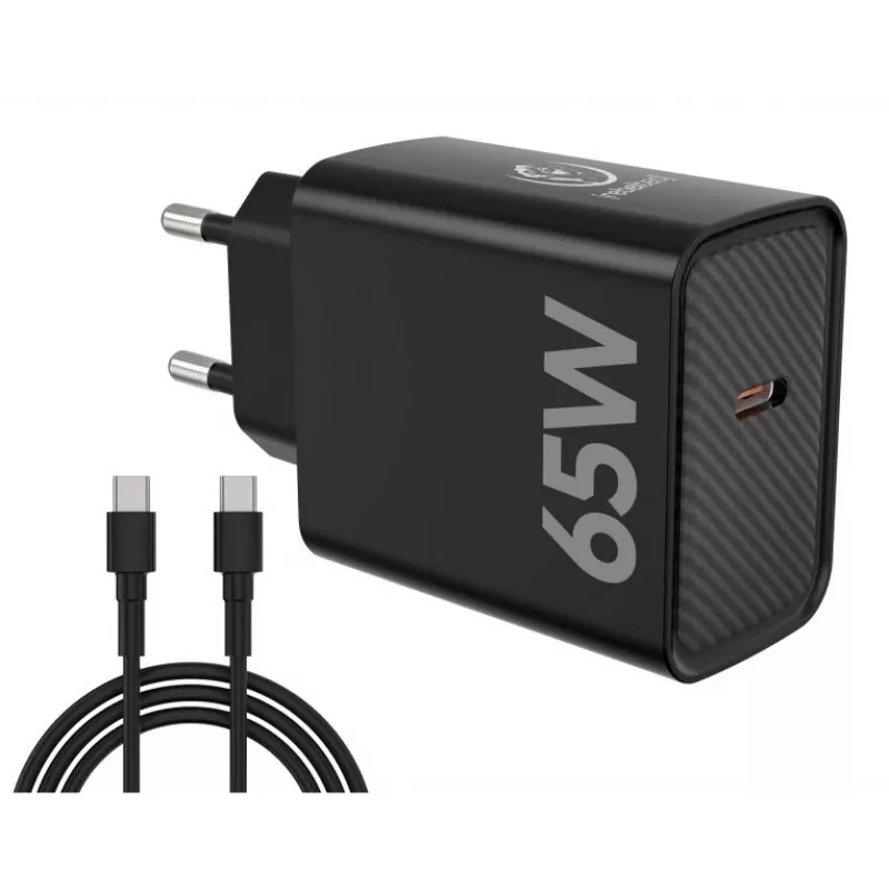 Snellader PD65W USB-C voor notebooks, smartphones