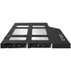 ICY DOCK - ToughArmor MB852M2PO-B - 2x M.2 NVMe PCIe 4.0 SSD naar 2x OCuLink ultra slim wisselraam