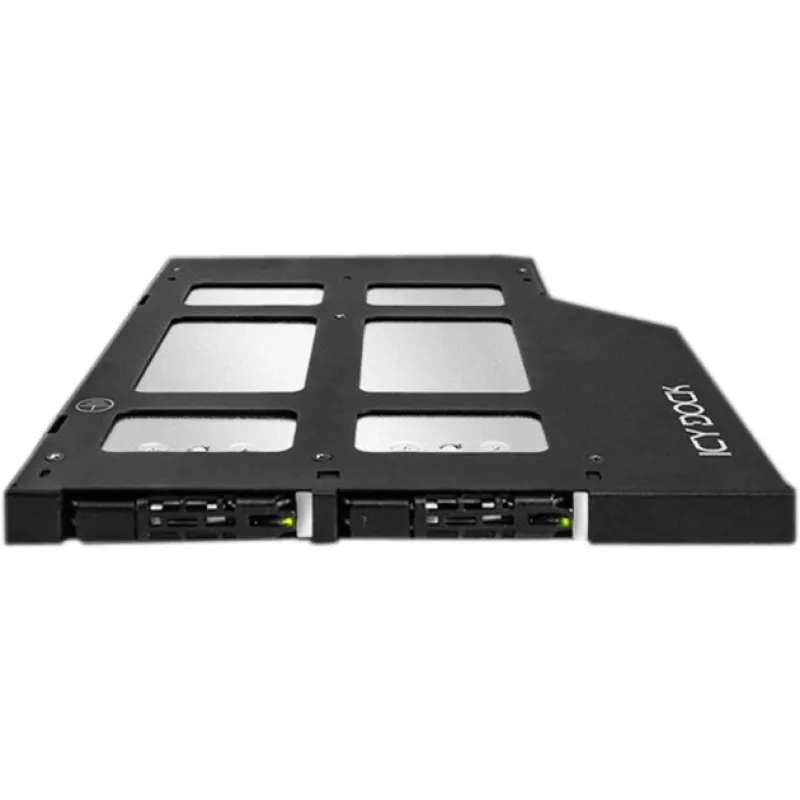 ICY DOCK - ToughArmor MB852M2PO-B - 2x M.2 NVMe PCIe 4.0 SSD naar 2x OCuLink ultra slim wisselraam