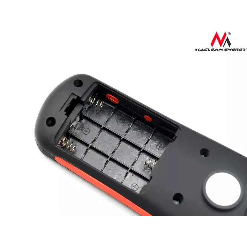 Werkplaatslamp MACLEAN MCE03 — 24 LED's, magneetvoet en haak, op batterijen (3×AAA)