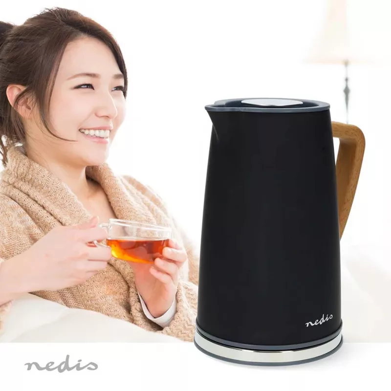 Waterkoker Nedis KAWK510EBK 1,7 L 2200 W zwart