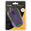 USB bedrade muis, 3 knoppen, rubberachtig oppervlak
