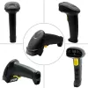 Qoltec 50853 handheld laser-barcodescanner 1D/2D, bedraad USB, 1,65 m kabel, 97x65x167 mm, 105 g, zwart