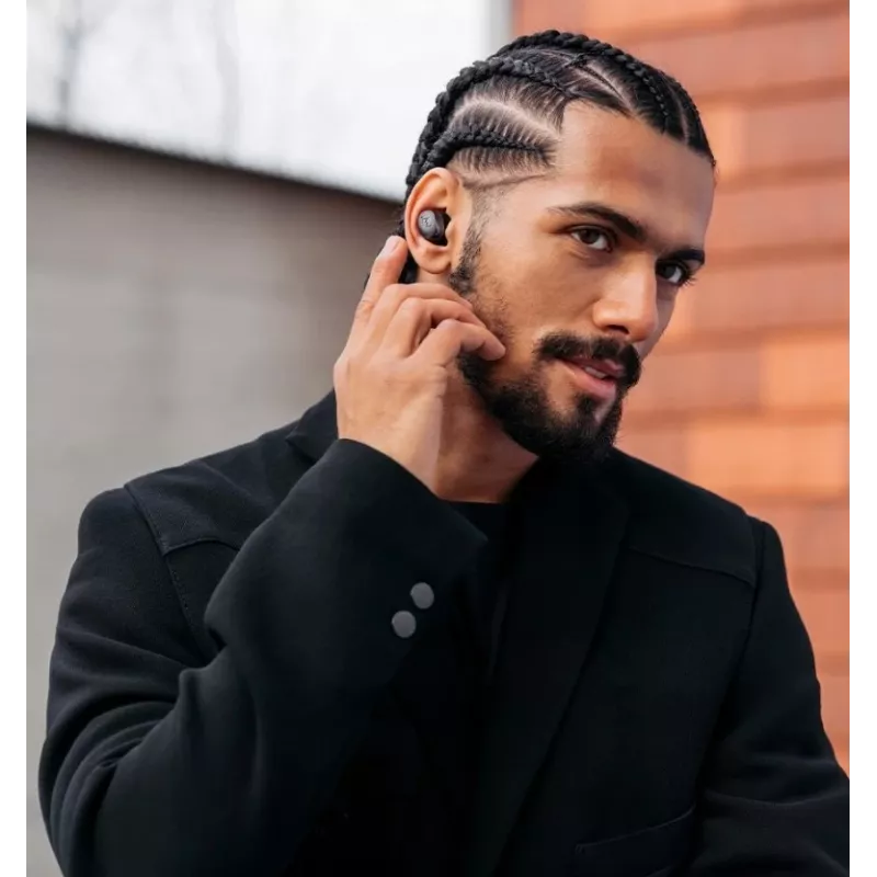 SENNHEISER Momentum MTW4 draadloze Bluetooth noise-cancelling sport-oordopjes - wit & zilver