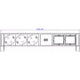 Bachmann DESK2 3xCEE7/3 2xCM 902.607 stroom 0 2m GST18 RAL9005