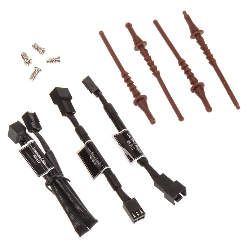 Noctua NF-A4x20 FLX behuizingsventilator, 40x20 mm, 12 V, 3-pins, 3700–5000 rpm, 9,4 m³/h, SSO2-lager, beige/bruin