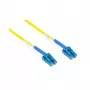 Alcasa LW-9075LC glasvezelkabel 7,5 m 2x LC OS2 geel (LW-9075LC)
