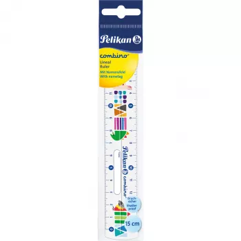 Liniaal Pelikan 811224 150 mm kunststof meerkleurig
