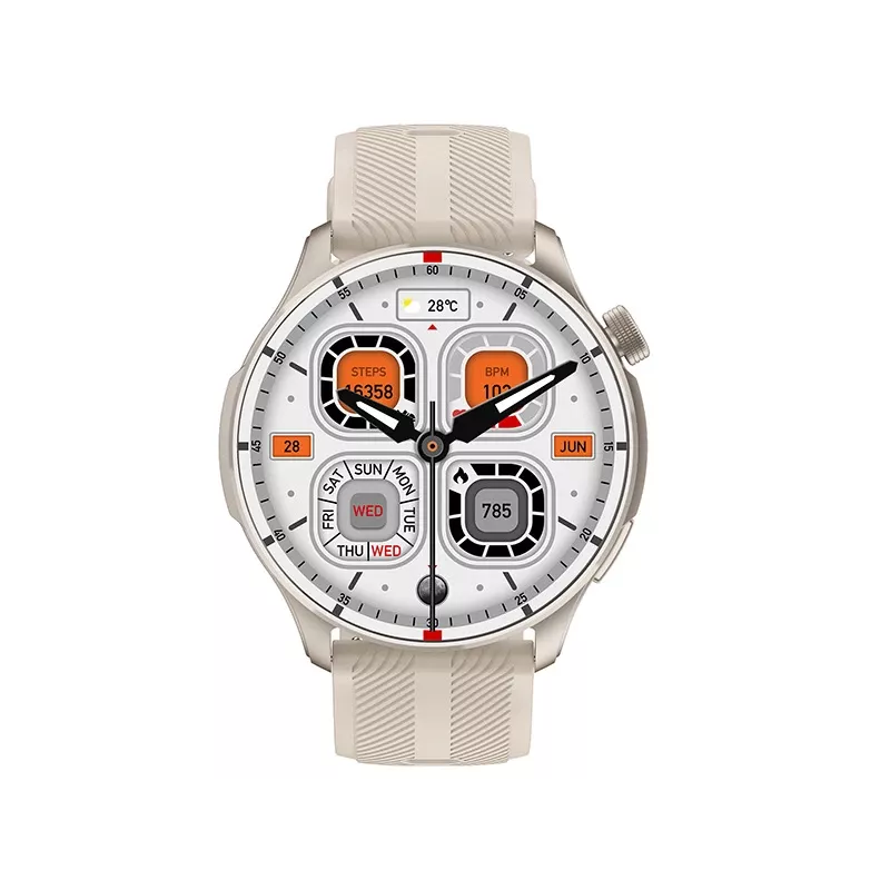Smartwatch TRACER SM7 Astral Starlight — Bluetooth, hartslagmeter
