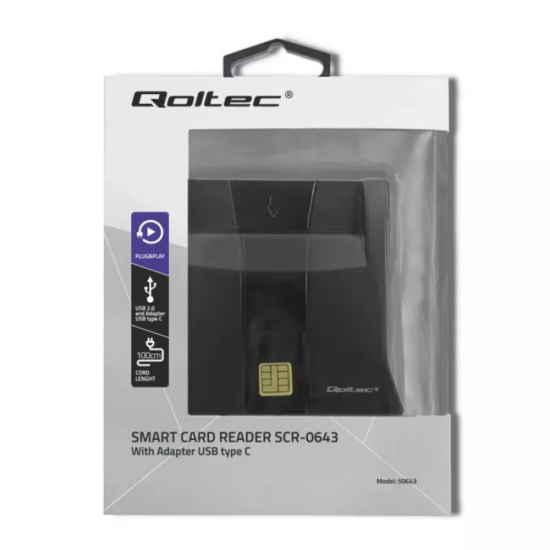 RFID-lezer Qoltec 50643