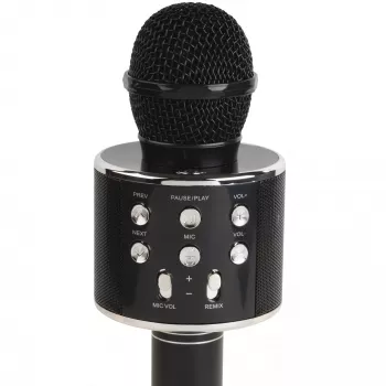 Denver KMS-20BMK2 karaokemicrofoon met Bluetooth-luidspreker, zwart