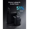Indoor USB-snellader Anker Prime A2669313 – 67 W, 1×USB-A, 2×USB-C, zwart