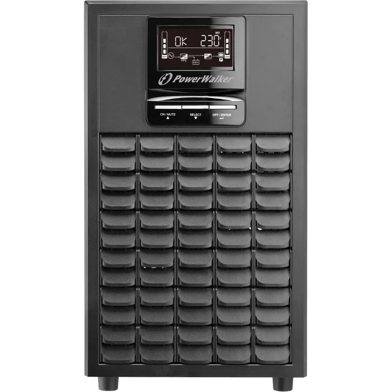 PowerWalker VFI 3000 CG PF1 dubbelconversie (online) 3 kVA 3000 W 9 AC-uitgangen