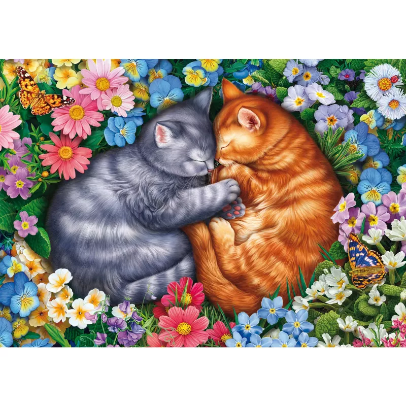 Legpuzzel Schmidt Spiele Sleeping Velvet Paws 1000 stukjes