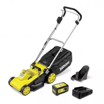 Handgeleide grasmaaier Karcher LMO 3-18, accu 18 V, maaibreedte 340 mm, voor tot 350 m², 25–60 mm hoogte