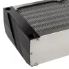 Radiator Aqua-Computer airplex radical 4/360 — aluminium/koper/rvs, 400×140×73 mm