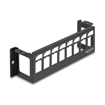 Patchpanel DeLOCK 86516 zwart metaal wandmontage 50mm x 41,6mm x 175mm