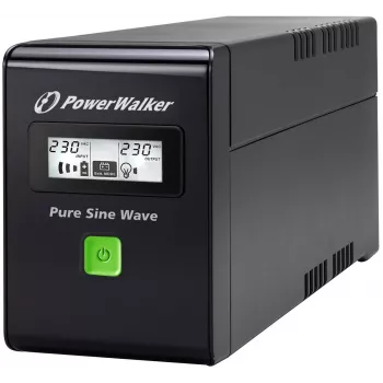 PowerWalker VI 600 SW FR UPS 600 VA 2 AC-uitgangen Line-Interactive (VI 600 SW FR)