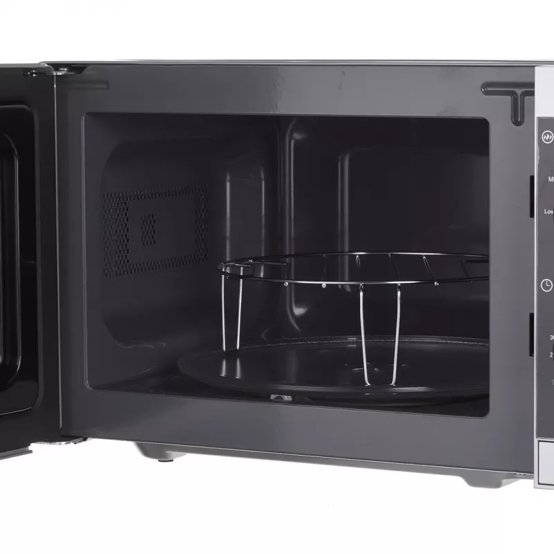 Sharp YC-MG01E-S combimagnetron met grill, 20 l, 800 W, vrijstaand, zilver/zwart