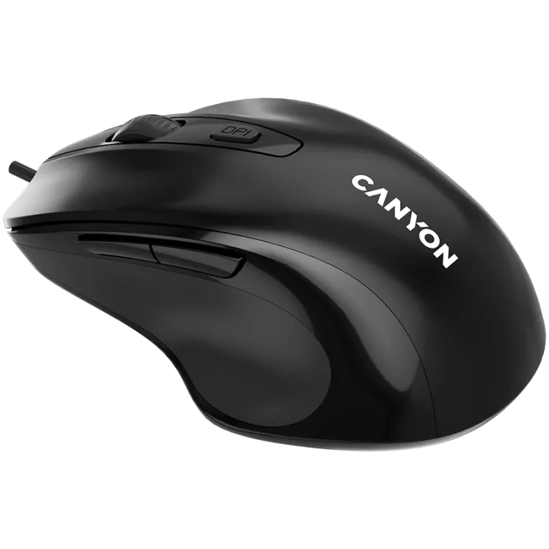 CANYON Muis M-6 Bedraad Zwart
