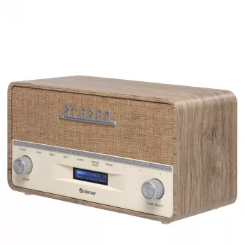 Draagbare radio Denver DAB-36LW digitale tuner DAB+ 5W LCD