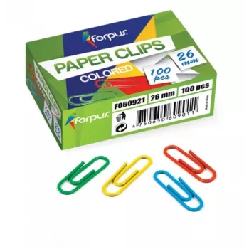 Clips Forpus, gekleurd, 26 mm, rond (100) 1104-008