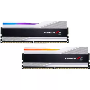 DIMM 32 GB DDR5-6000 (2x 16 GB) dual-kit, werkgeheugen zilver, F5-6000J3636F16GX2-TZ5RS, Trident Z5 RGB, INTEL XMP