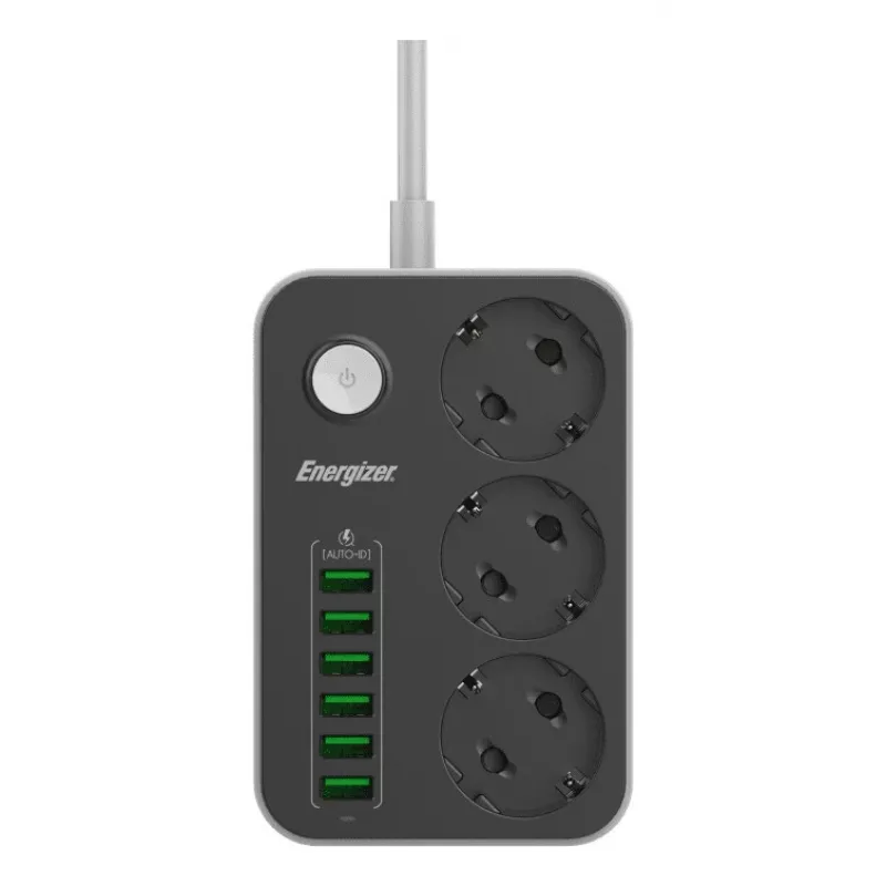 Draagbare powerbank Energizer EPB2500W01EU 2500 mAh USB-uitgang compacte oplader