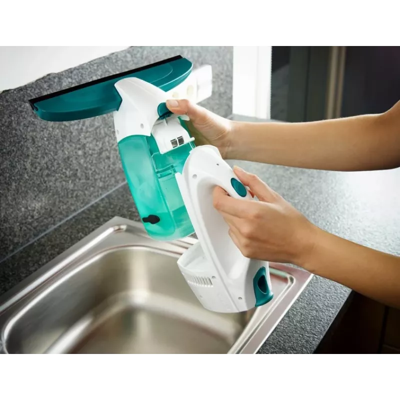 Leifheit raamwisser Glass Cleaner Dry&Clean met handgreep en wisservor 51003