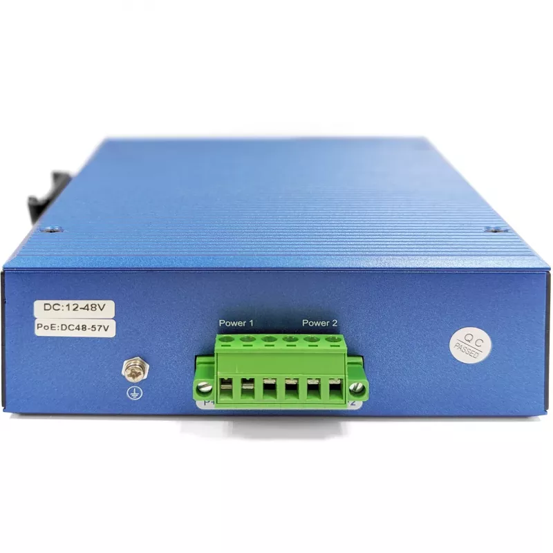 DIGITUS Industrial L2 Managed Gigabit Ethernet-switch 16x RJ-45 + 2x SFP, 12–48V DC, 8000 MAC