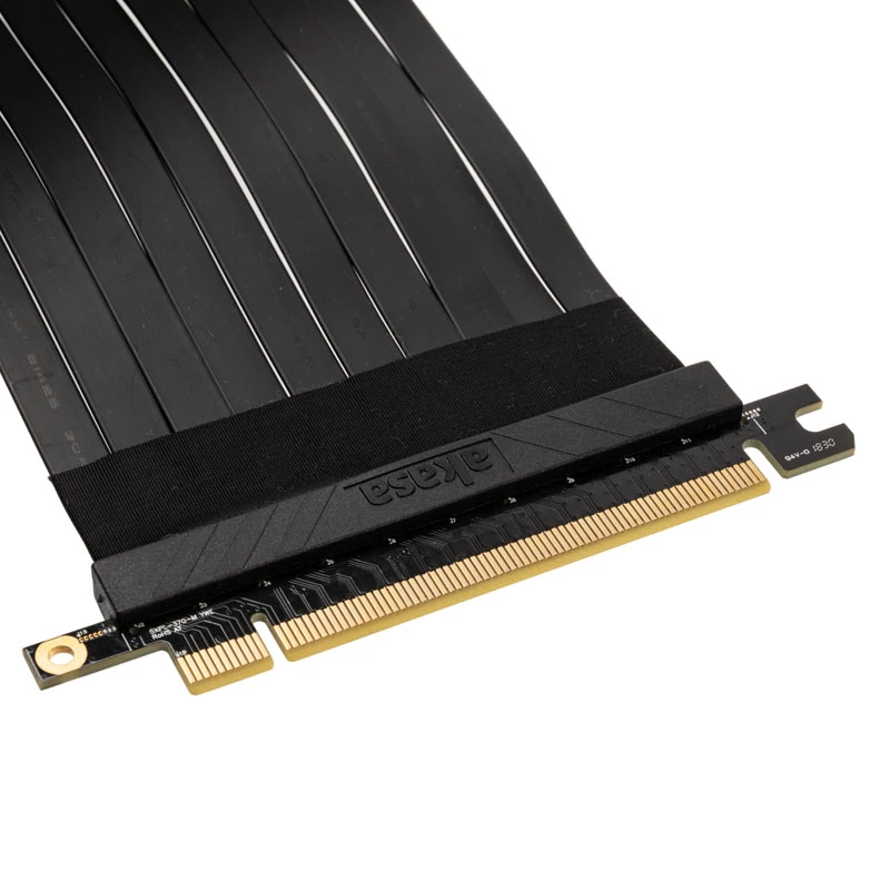 Riser-kabel Akasa RISER zwart X2 Premium PCIe 3.0 x16 20 cm