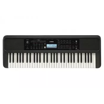 Keyboard YAMAHA PSR-E383 — draagbaar 61-toetsen MIDI-keyboard, LCD-display, USB, ingebouwde luidsprekers, batterijgevoed (6), zwart