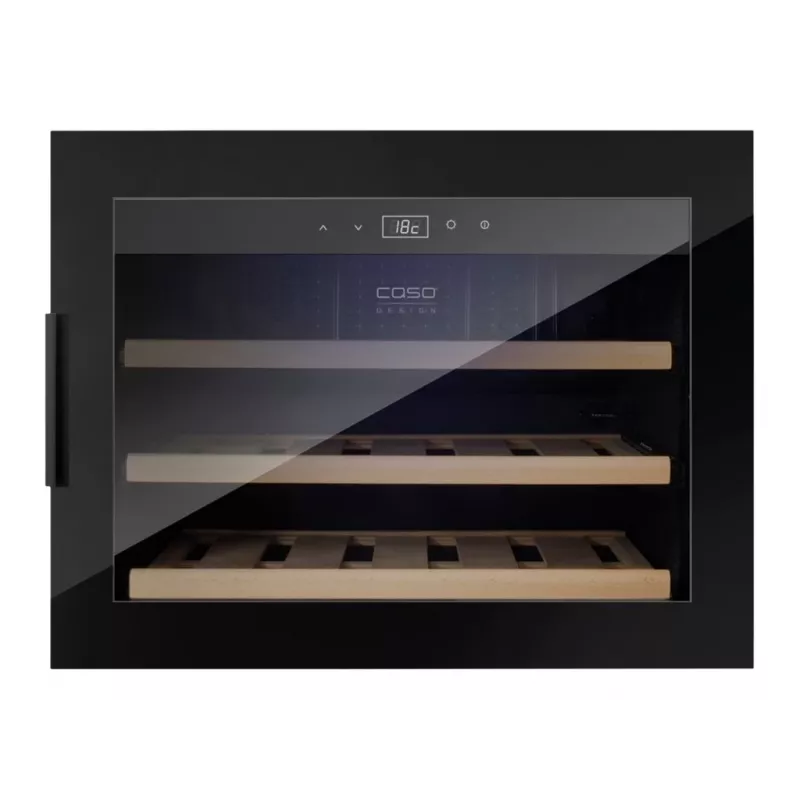 Caso WineSafe 18 EB Zwart compressor-wijnkoelkast 18 fles(sen)