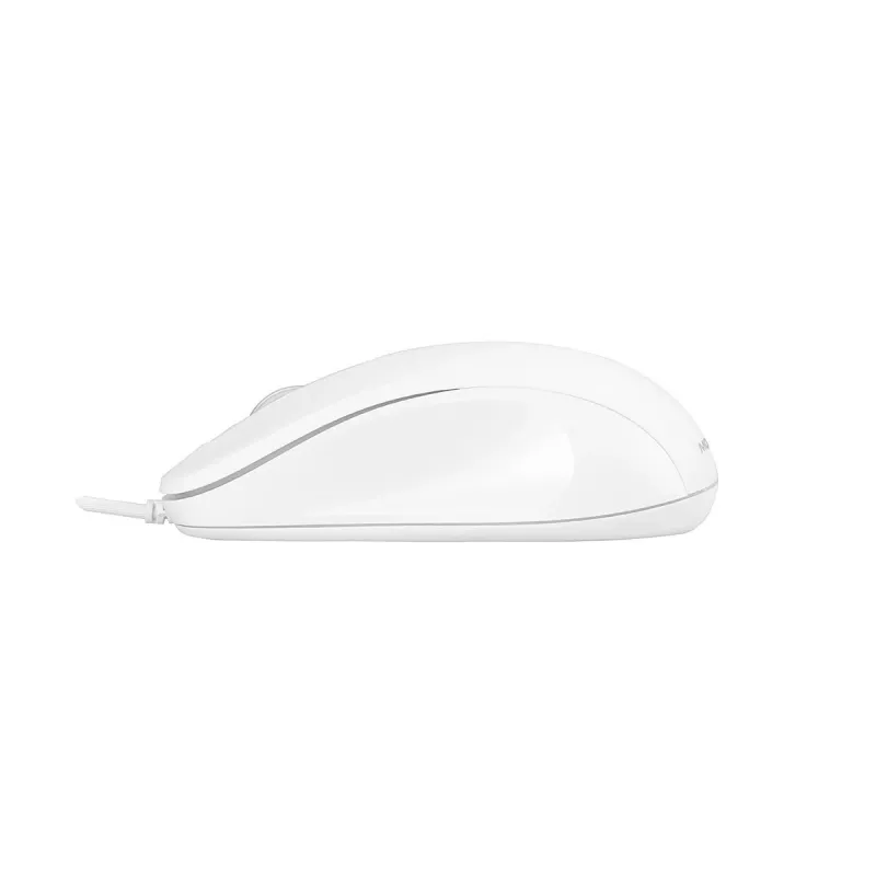 MODECOM M10 M-MC-0M10-200 muis (optisch, 1000 DPI, witte kleur) (M-MC-0M10-200)