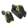 Zebra LI3678-ER handheld-barcodescanner 1D zwart, groen