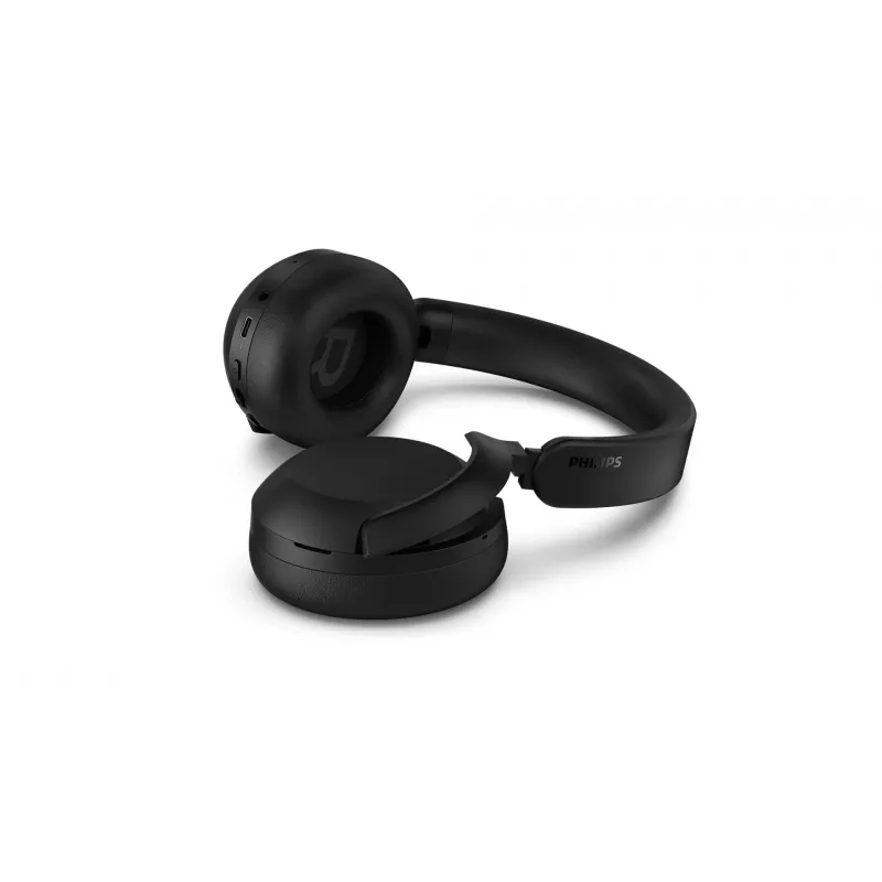 Philips TAH8000EBK/00 hoofdtelefoon/headset draadloos hoofdband gesprekken/muziek USB Type-C Bluetooth zwart