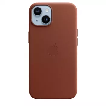 Apple | 14 Leder Case met MagSafe | Case met MagSafe | Apple | iPhone 14 | leer | Umber