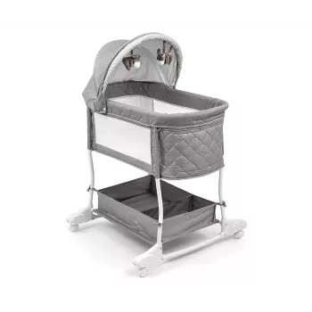 Co-sleeper milly mally Dream On Stone 5431 met in hoogte verstelbare functie en zacht matras