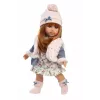 Pop Llorens Nicole 35 cm – realistische kenmerken, zachte lichaam, babypop
