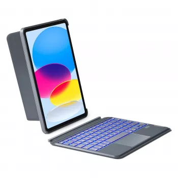 inateck toetsenbord iPad 11 iPad 10e gen. kom. QWERTZ grijs