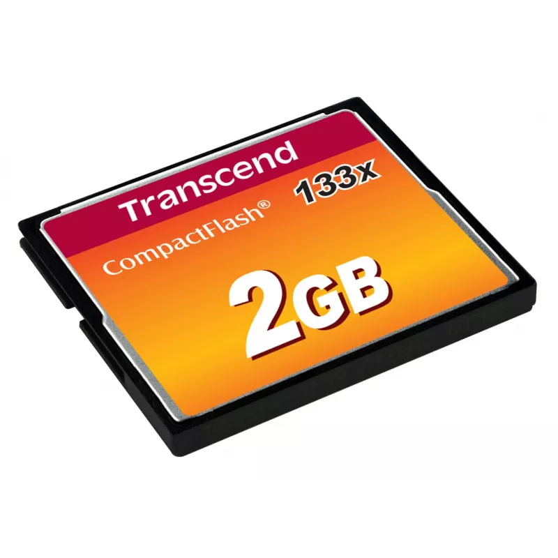 Flashgeheugen Transcend 2GB CompactFlash 133x TS2GCF133