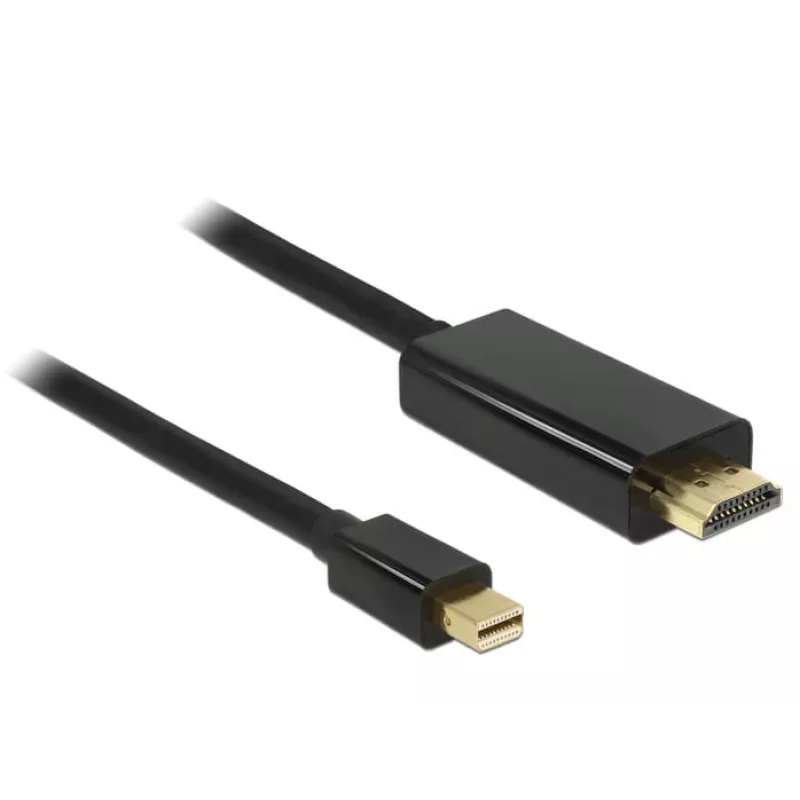 Videokabel-adapter DeLOCK 83698 Mini DisplayPort naar HDMI 1m zwart