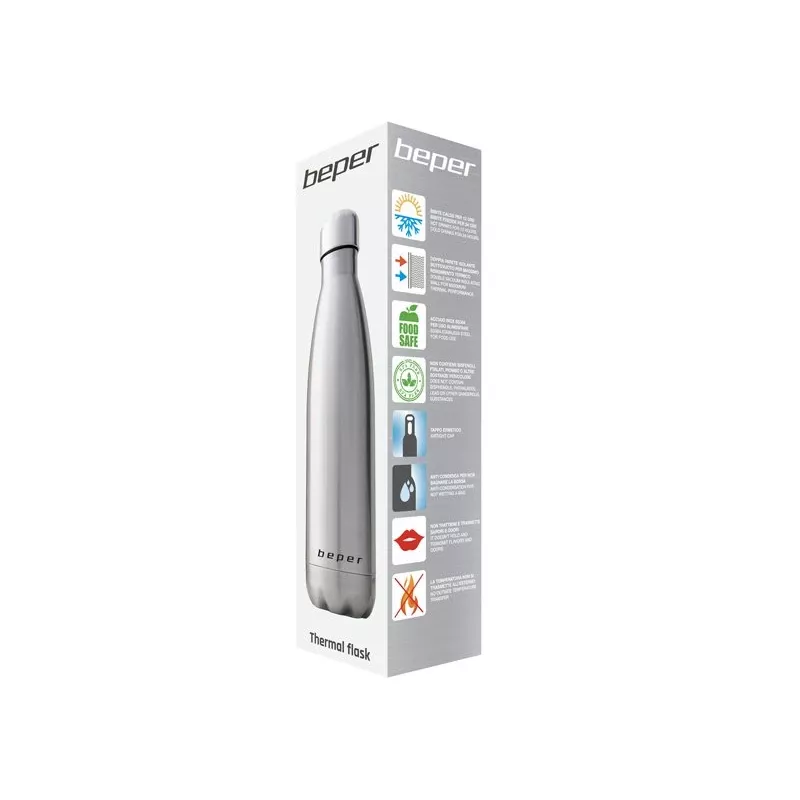 Waterkoker Beper BI.505 0,5 l compact design, RVS verwarmingselement, draadloze kan