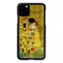 Smartphonehoesje iKins voor iPhone 11 Pro Max – zwart kusdesign, beschermhoes