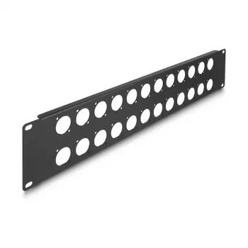 DeLOCK patchpanel-accessoire 88055 rackmontage 2U zwart
