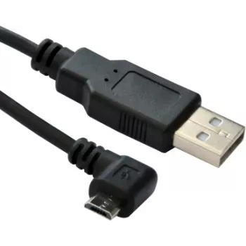 Microconnect USBABMICRO3ANG USB-kabel USB 2.0 3 m Micro-USB B USB A zwart