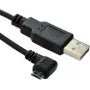 Microconnect USBABMICRO3ANG USB-kabel USB 2.0 3 m Micro-USB B USB A zwart