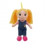 Zachte stoffen pop TULILO Madzia 20 cm — stoffen kinderspeelgoed, handgemaakte look
